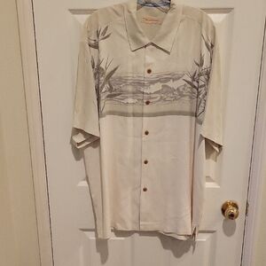 Tommy Bahama Ivory Button-Up Shirt